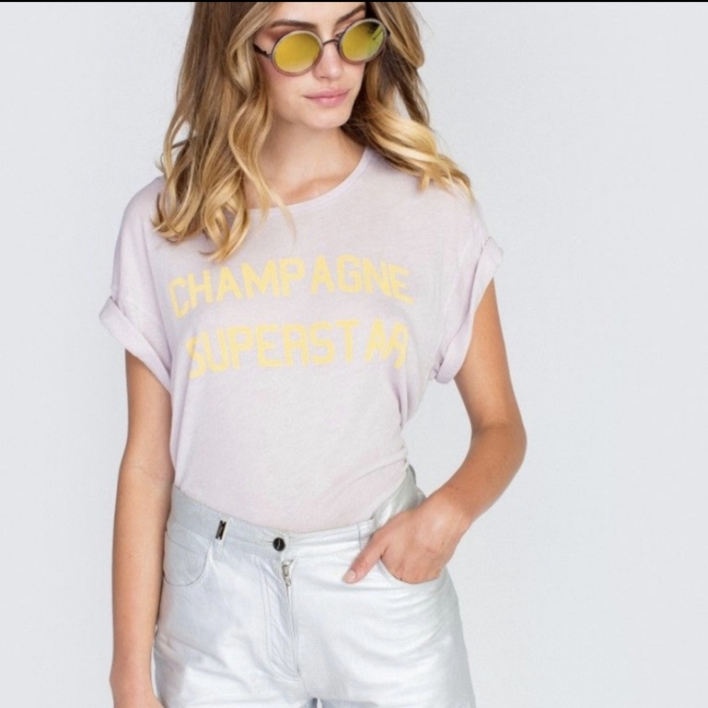 Wildfox Champagne Superstar Tee